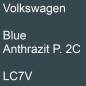 Preview: Volkswagen, Blue Anthrazit P. 2C, LC7V.